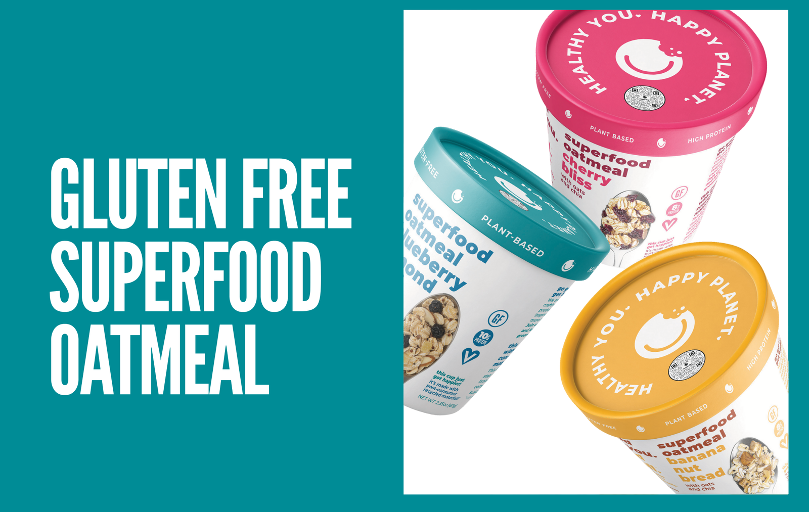 GF SUPERFOOD OATMEAL CUPS