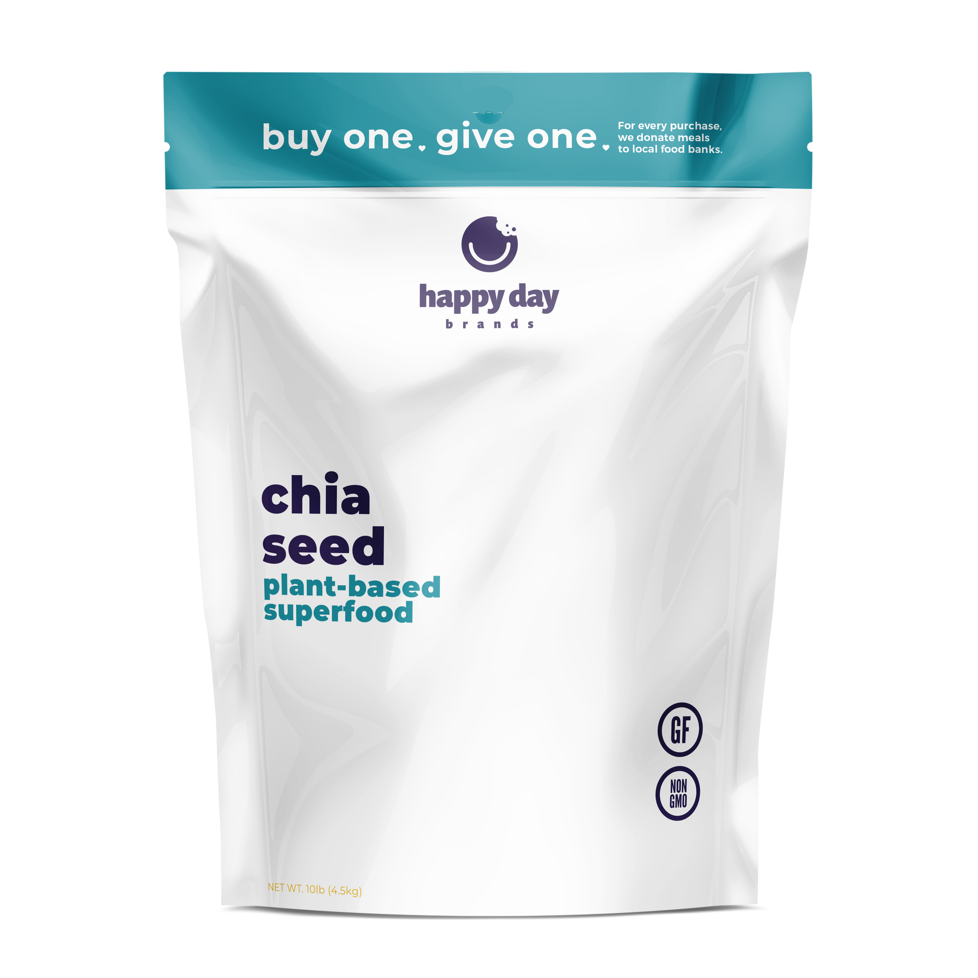 Gluten Free Black Chia Seeds - 2.5lb Bag